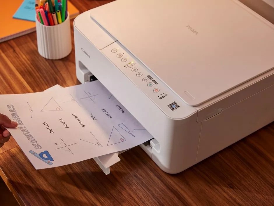Canon PIXMA TS4140i – Wireless Inkjet All‑in‑One Printer, 1200×1200 dpi, Auto Duplex, 2 Ink Cartridges, Flatbed Scanner, Mobile Printing Support - Image 2